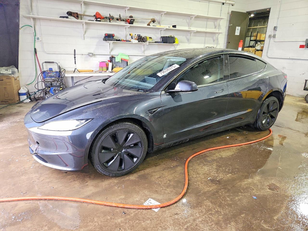 2025 Tesla Model 3 Long Range, VIN 5YJ3E1EA6SF981638 — Front end