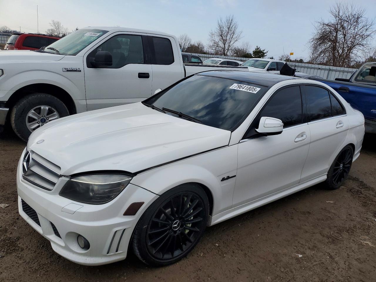 2009 Mercedes-Benz C 63 AMG, VIN WDDGF77X59F258412 — Undercarriage