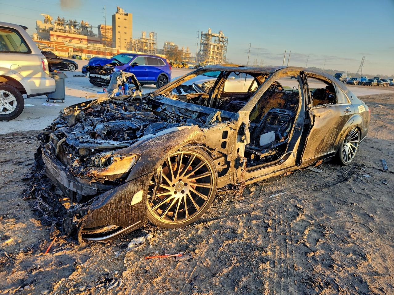 2013 Mercedes-Benz S 550, VIN WDDNG7DB1DA505167 — Burn