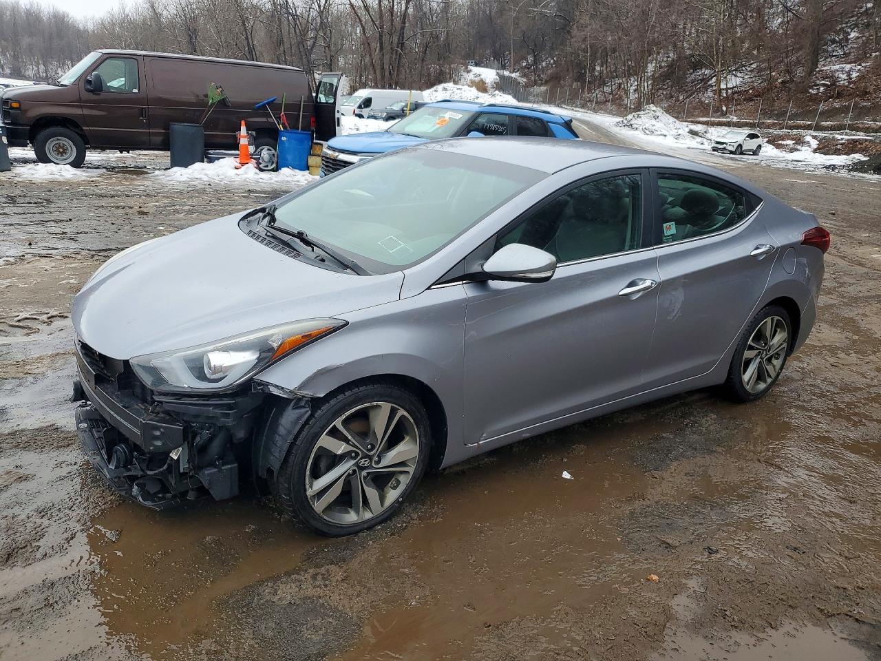 2015 Hyundai Elantra SE, VIN 5NPDH4AE1FH619973 — Front end