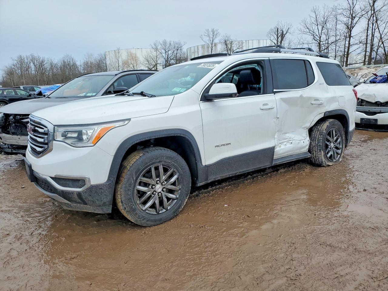 2017 GMC Acadia SLT, VIN 1GKKNULS3HZ313294 — Бок