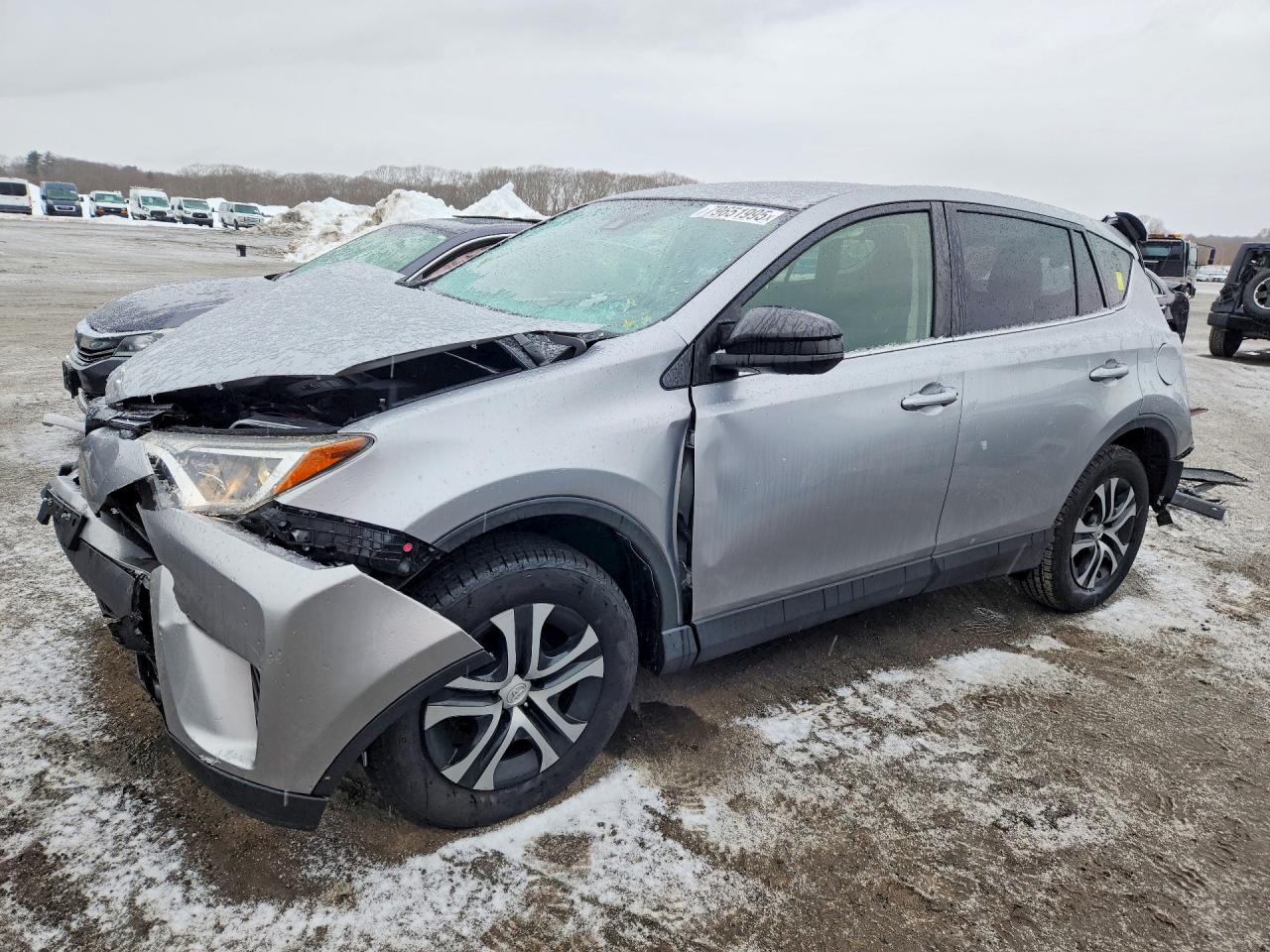 2018 Toyota RAV4 LE, VIN JTMBFREV7JJ230338 — Rear end
