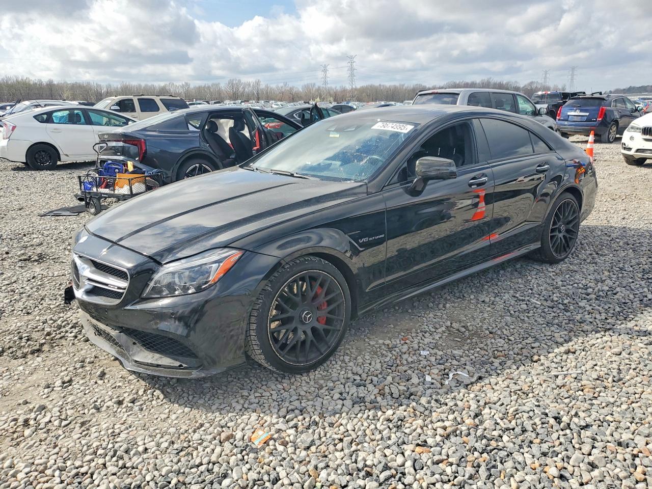 2017 Mercedes-Benz CLS AMG CLS 63 S, VIN WDDLJ7GB7HA191700 — Front end
