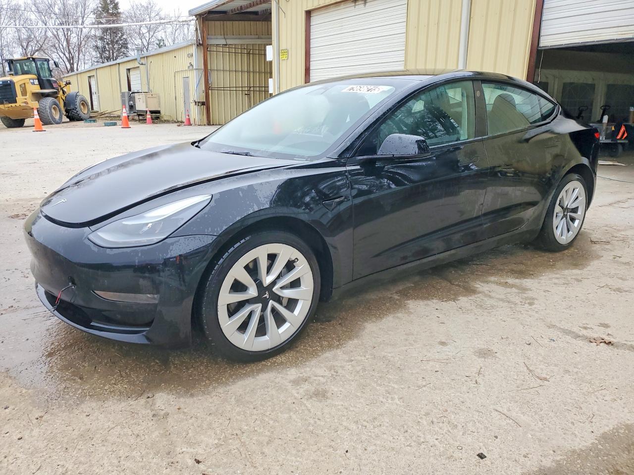 2023 Tesla Model 3, VIN 5YJ3E1EA8PF457981 — Undercarriage