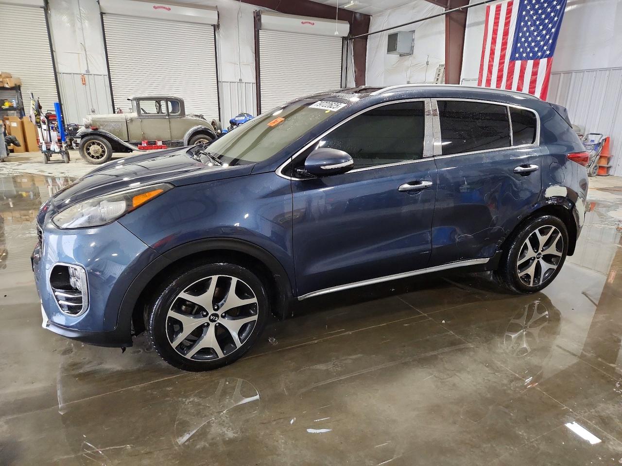 2017 Kia Sportage SX Turbo, VIN KNDPR3A63H7176889 — Пожар в салоне