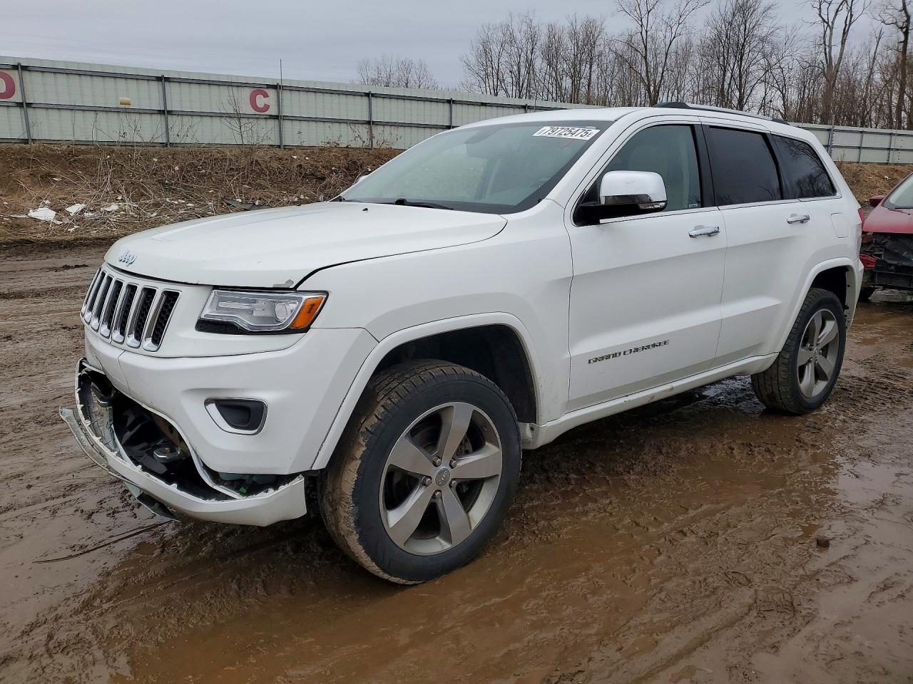 2014 Jeep Grand Cherokee Overland, VIN 1C4RJFCG4EC214673 — Перед