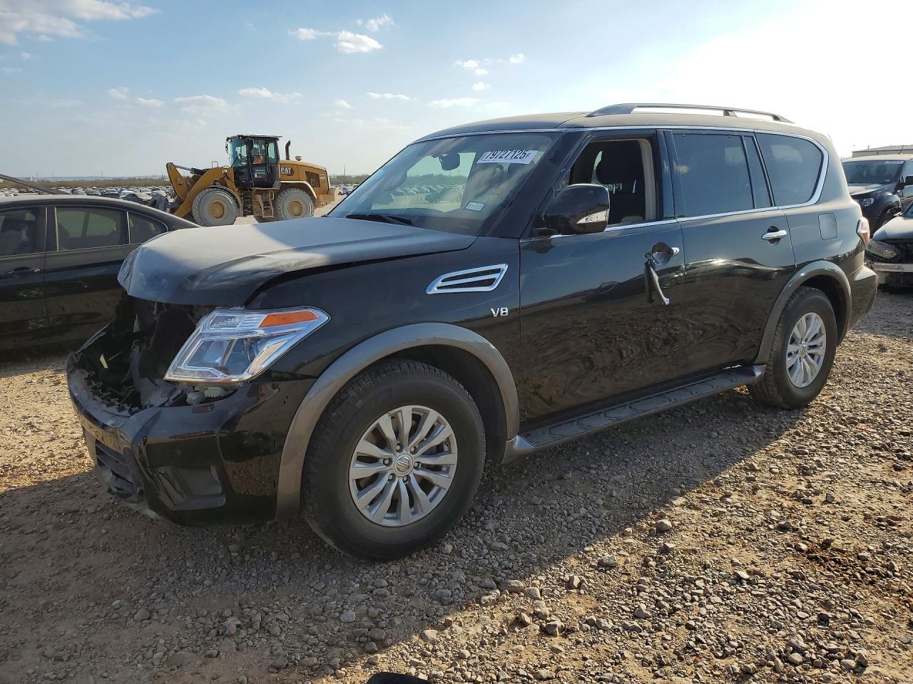 2018 Nissan Armada SV, VIN JN8AY2NDXJ9057571 — Front end