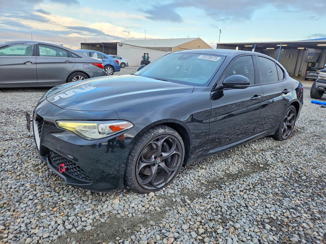 2018 Alfa Romeo Giulia Ti Sport, VIN ZARFAEEN0J7566814 — Vandalism