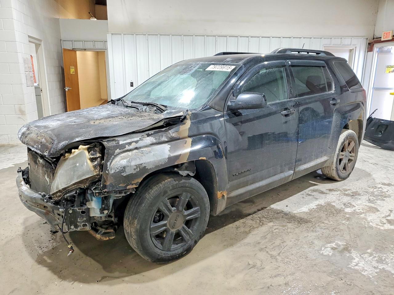 2015 GMC Terrain SLE, VIN 2GKFLWEK7F6112717 — Engine fire