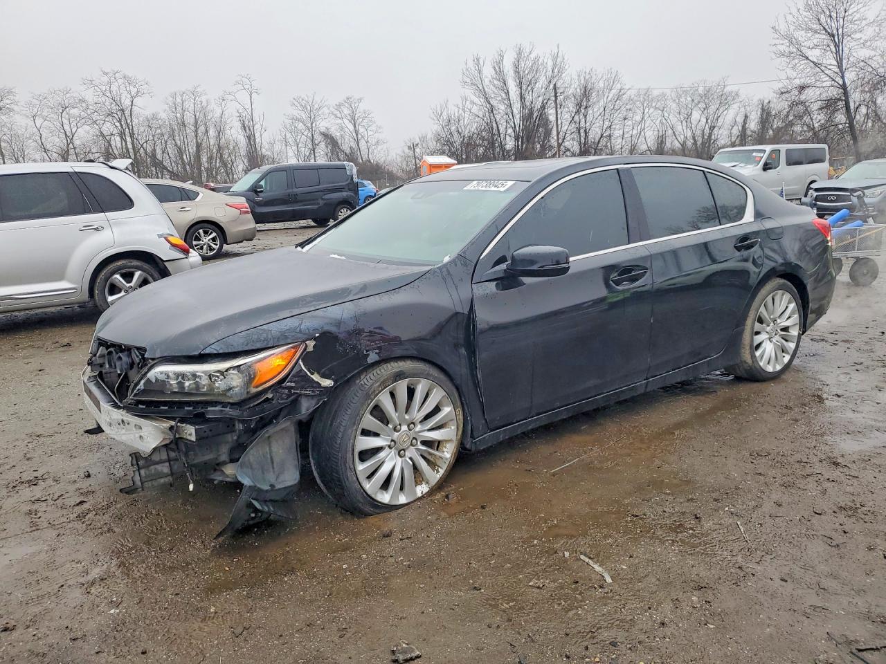 2015 Acura RLX Technology, VIN JH4KC1F51FC001026 — Front end