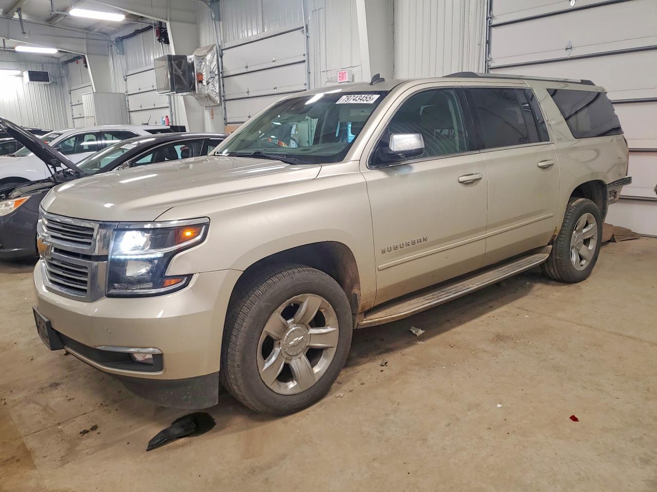 2015 Chevrolet Suburban LTZ, VIN 1GNSKKKC9FR287470 — Rear end