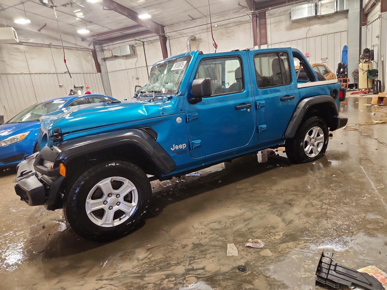 2020 Jeep Wrangler Unlimited Sport S, VIN 1C4HJXDN6LW223398 — Rollover