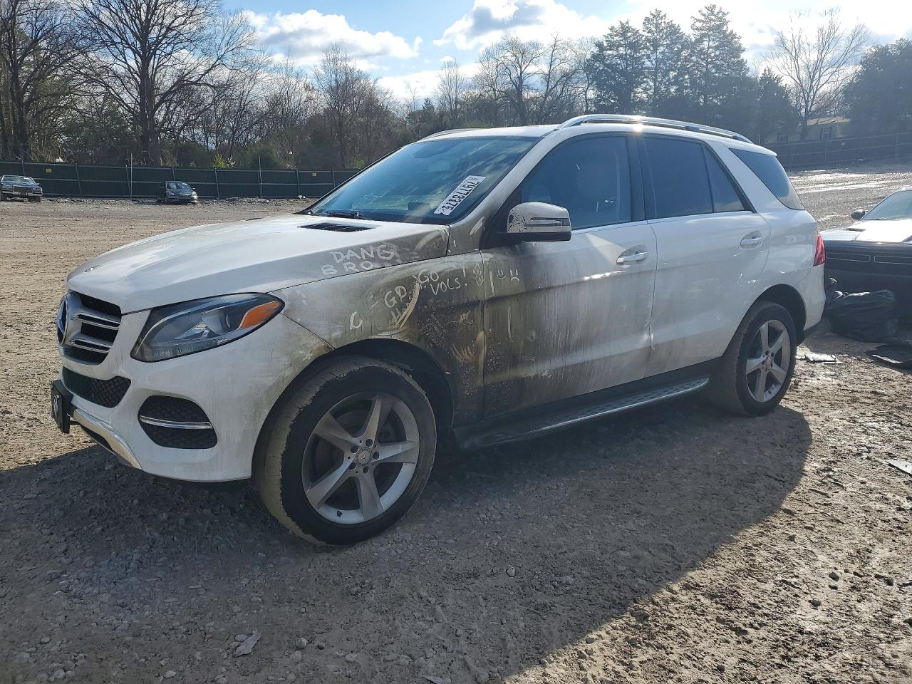 2016 Mercedes-Benz GLE 350, VIN 4JGDA5HB2GA751862 — Engine fire