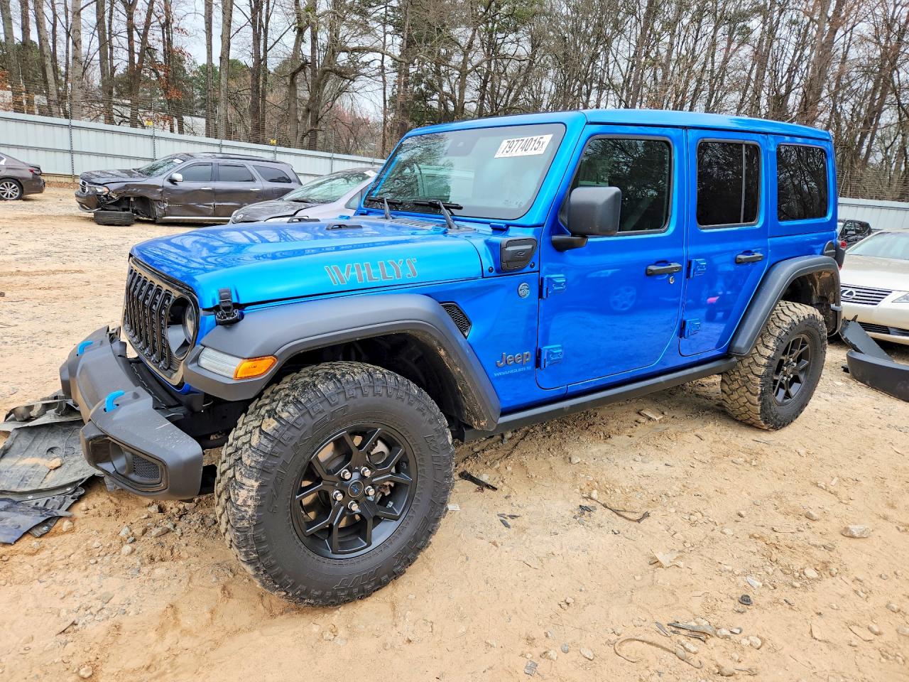 2024 Jeep Wrangler Willys, VIN 1C4RJXN62RW218168 — Перед