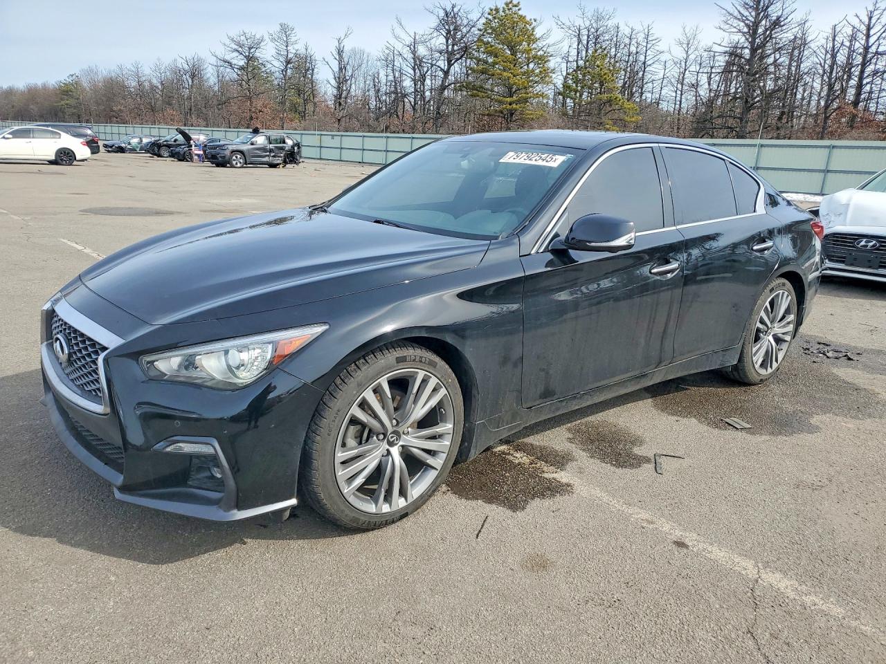 2021 Infiniti Q50, VIN NY77534 — Missing or altered VIN