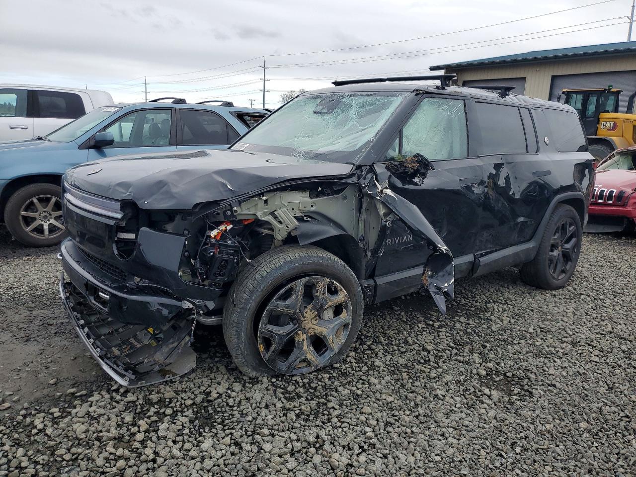 2025 Rivian R1S Adventure, VIN 7PDSGBBA5SN066855 — Rollover