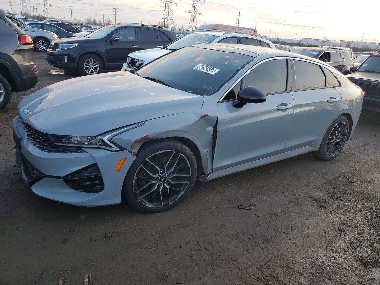 2022 Kia K5 GT, VIN 5XXG44J89NG134302 — Side