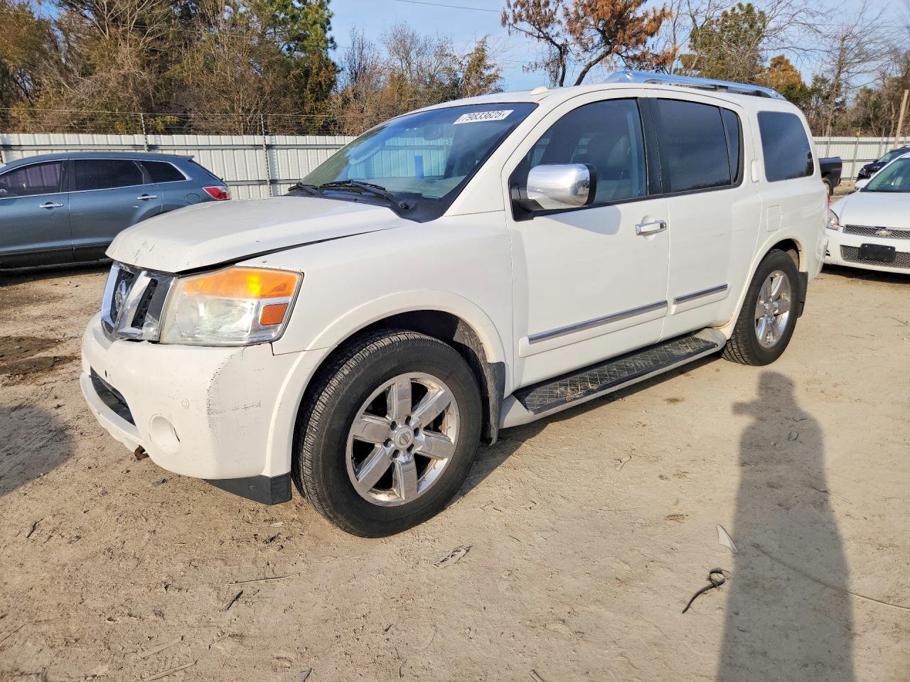 2011 Nissan Armada Platinum, VIN 5N1AA0NE8BN604287 — Front end