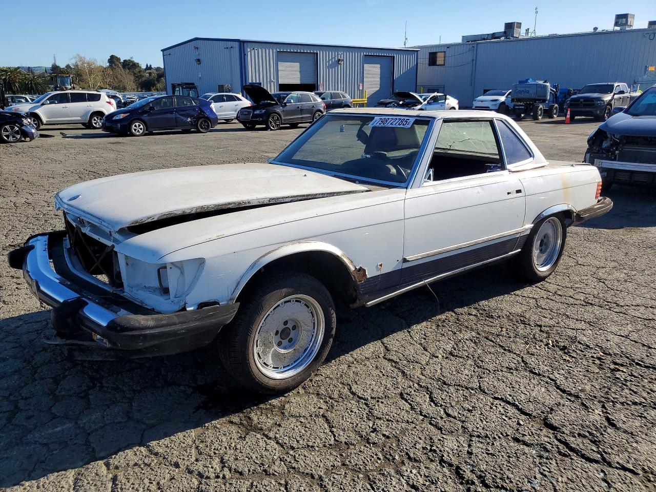 1982 Mercedes-Benz 380 SL, VIN WDBBA45A6CB010991 — Vandalism