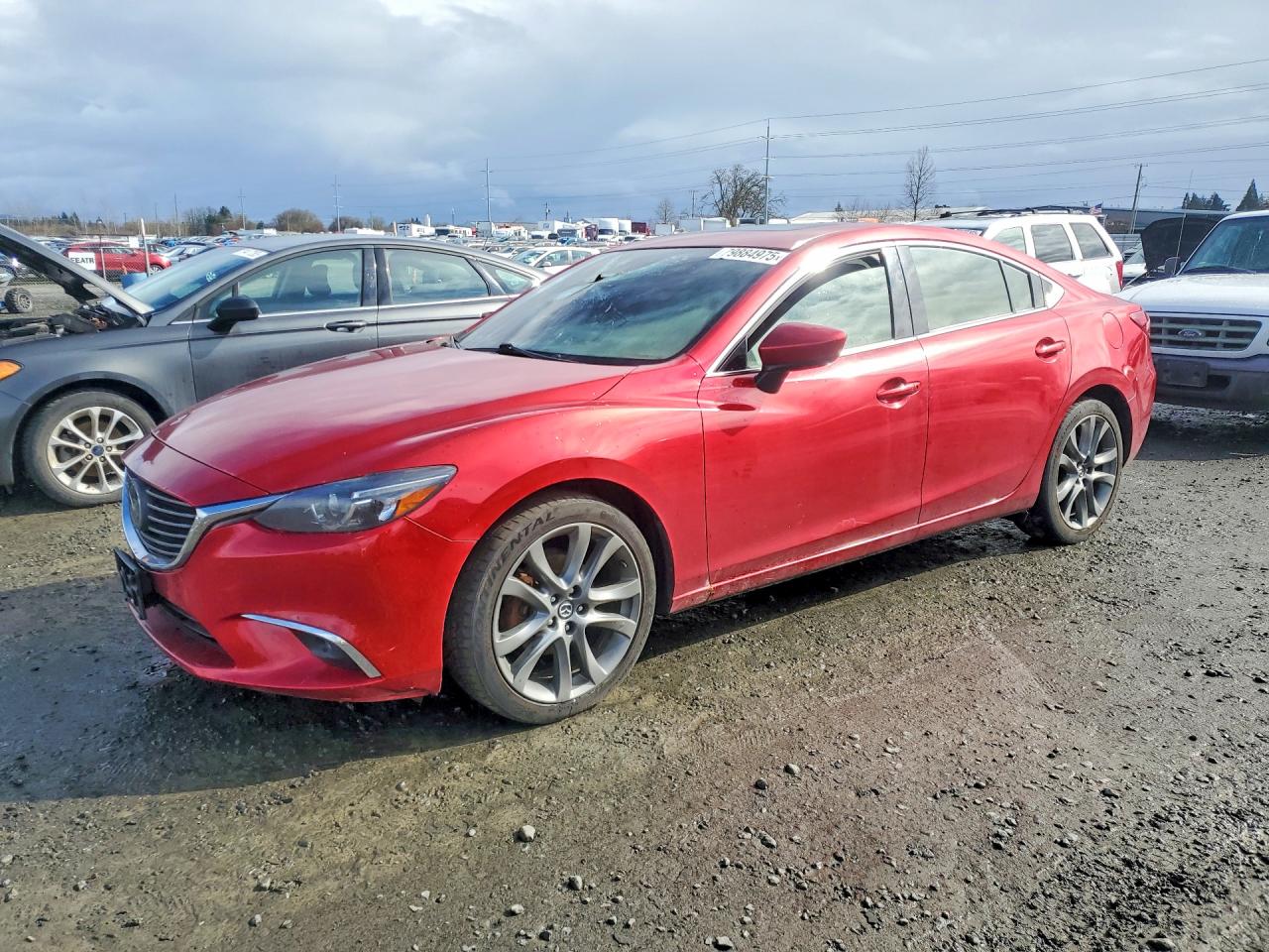 2016 Mazda 6 i Grand Touring, VIN JM1GJ1W50G1444231 — Interior fire