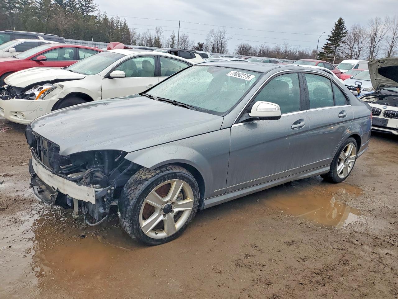 2010 Mercedes-Benz C 300 Sport, VIN WDDGF8BB7AF418067 — Stripped