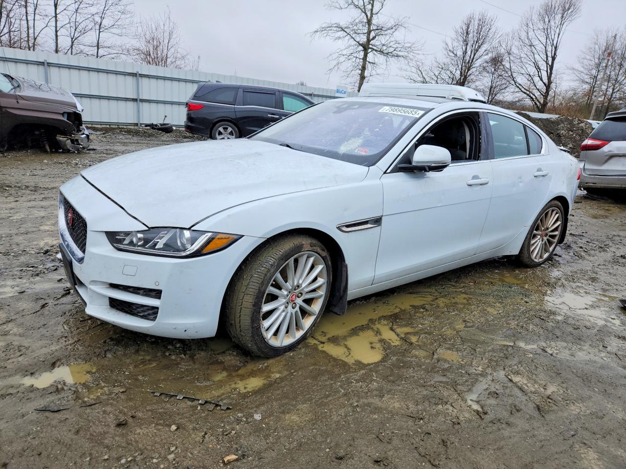 2017 Jaguar XE 35t First Edition, VIN SAJAN4BV3HA947787 — Vandalism
