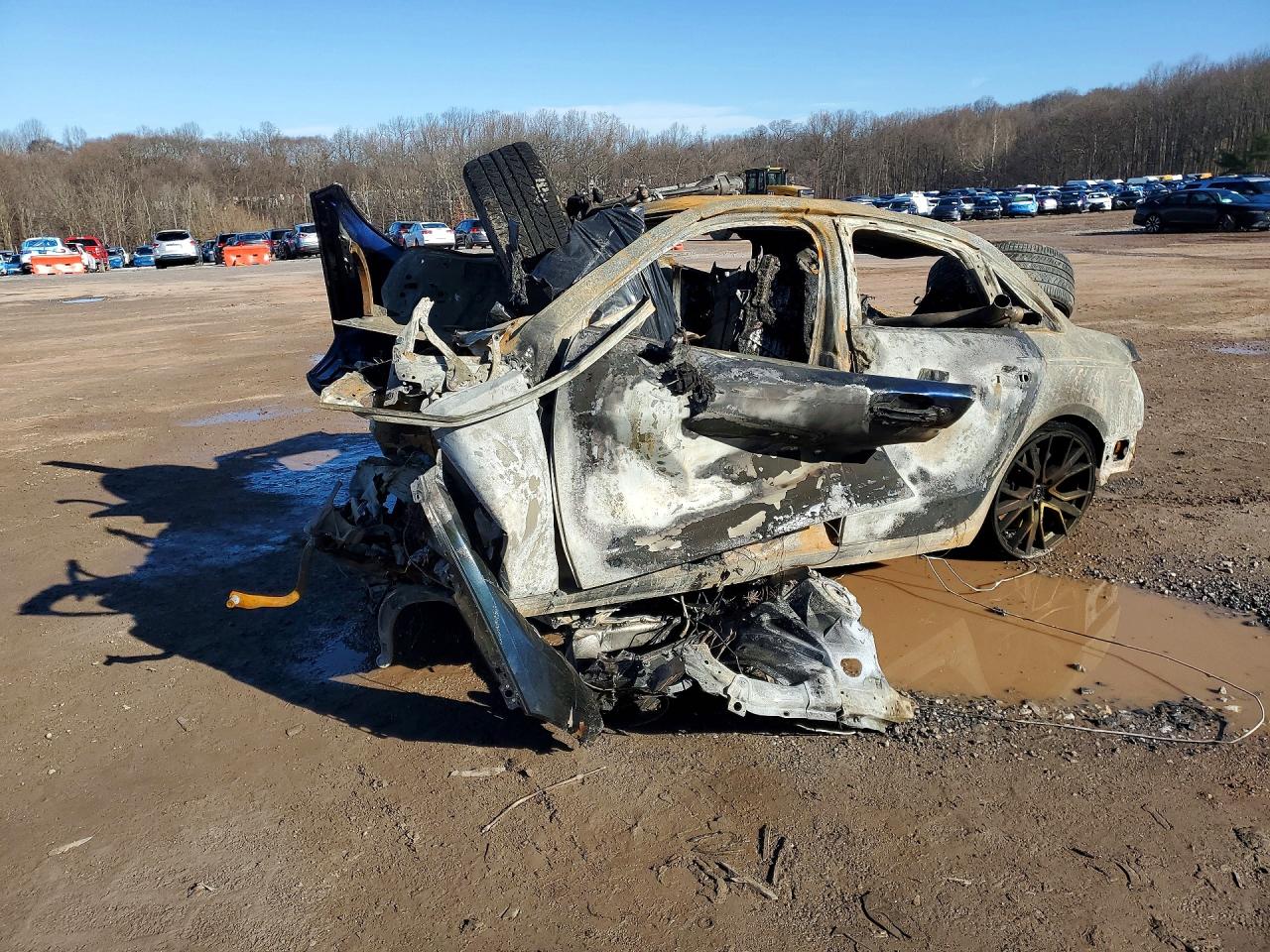 2020 Audi S4 Premium Plus, VIN WAUB4AF41LA062984 — Engine fire