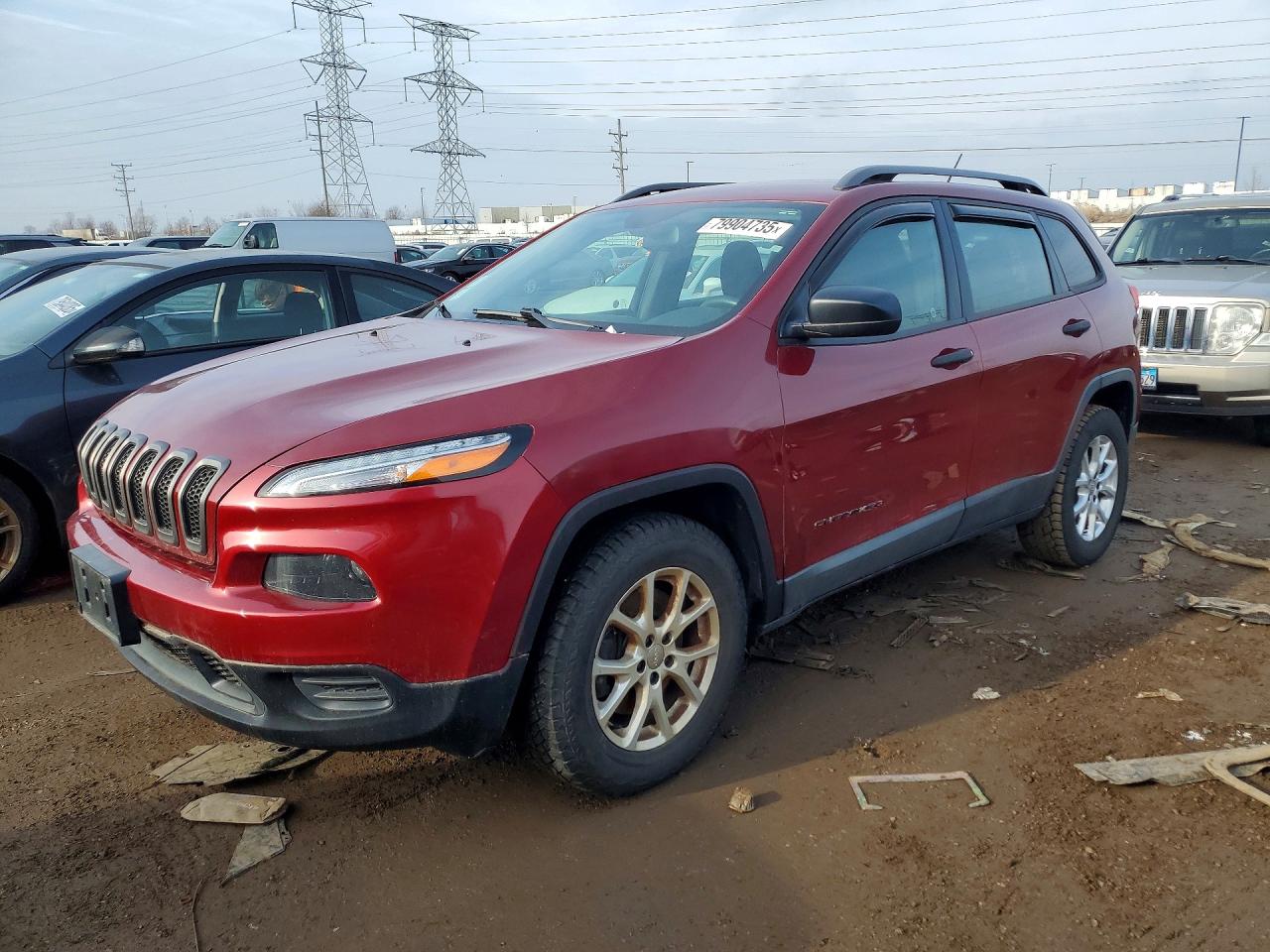 2015 Jeep Cherokee Sport, VIN 1C4PJMAB8FW571356 — Обычный износ