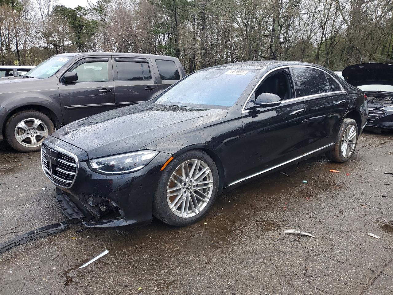 2022 Mercedes-Benz S 580, VIN W1K6G7GB4NA134717 — Front end