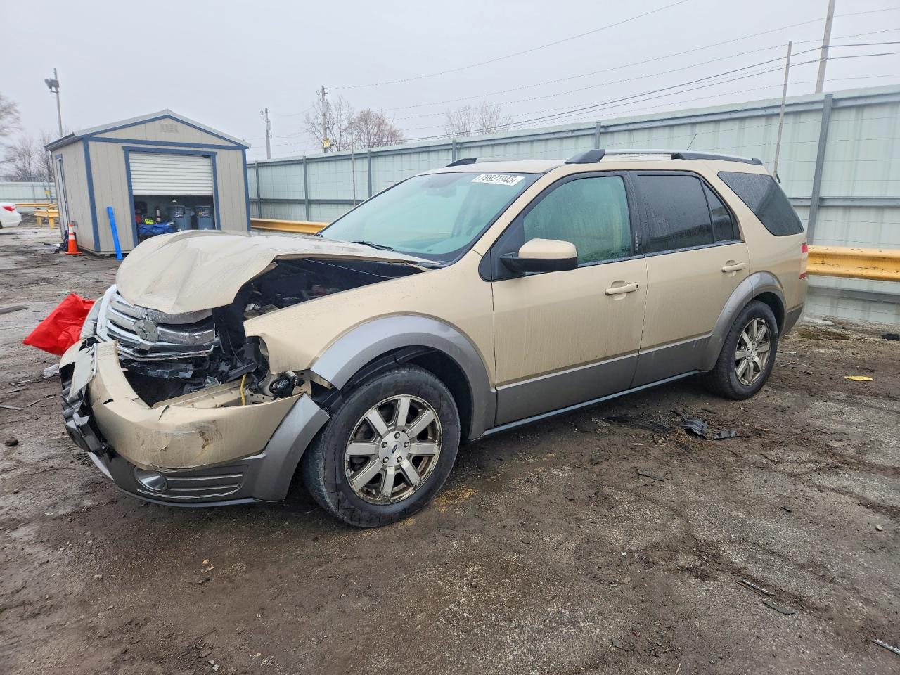 2008 Ford Taurus X SEL, VIN 1FMDK02W28GA23663 — Front end