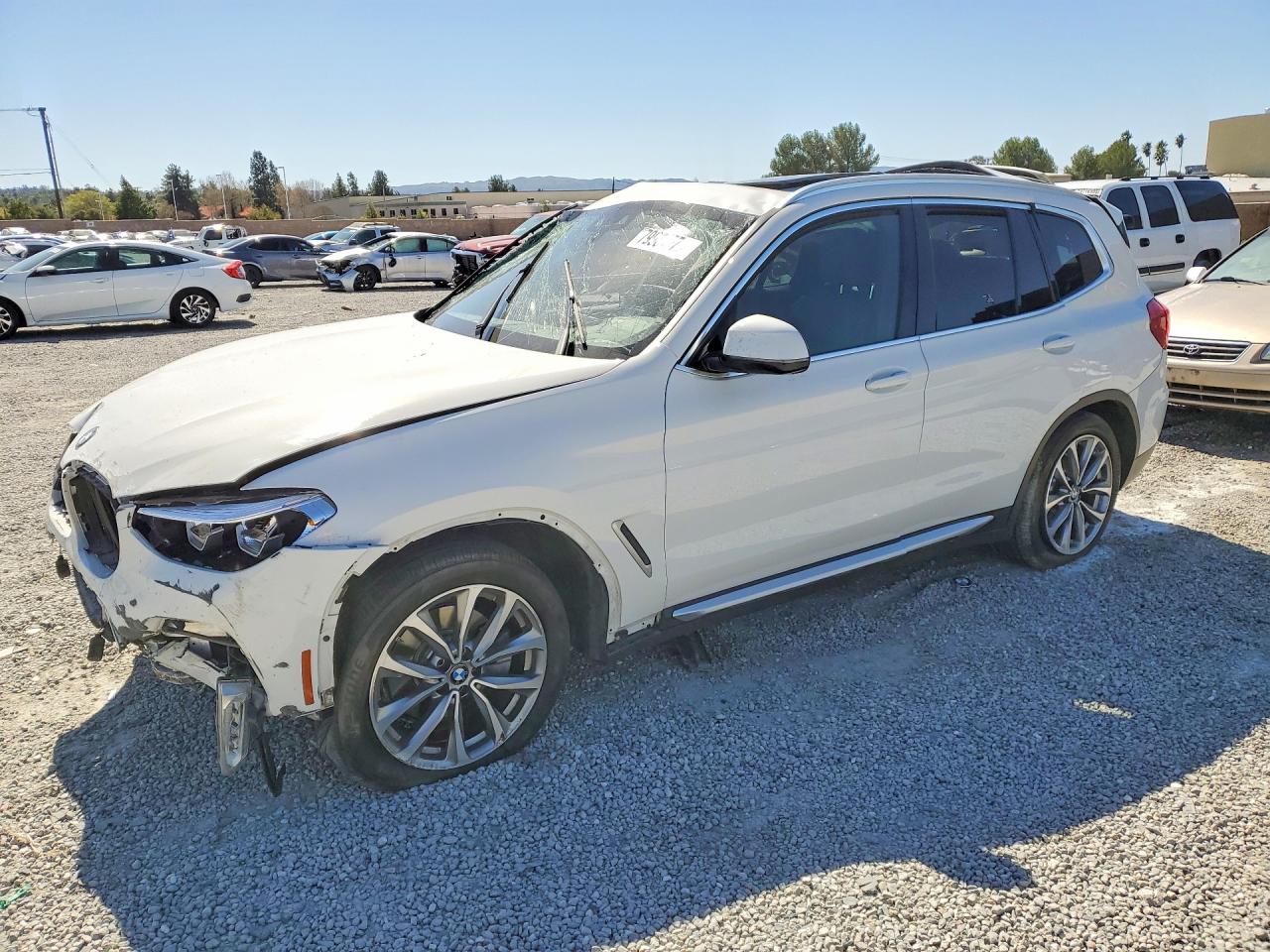 2019 BMW X3 xDrive30i, VIN 5UXTR9C50KLE21847 — Rollover