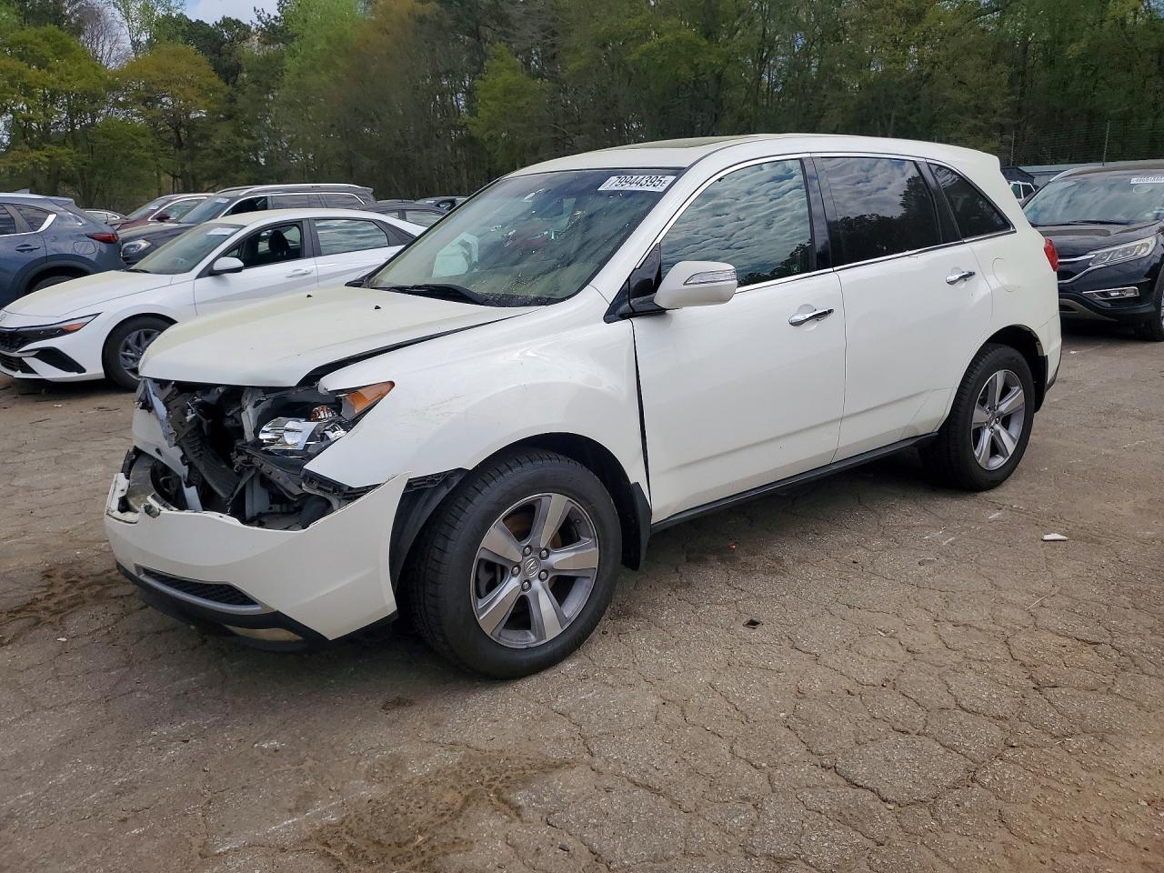 2012 Acura MDX, VIN 2HNYD2H28CH530428 — Front end