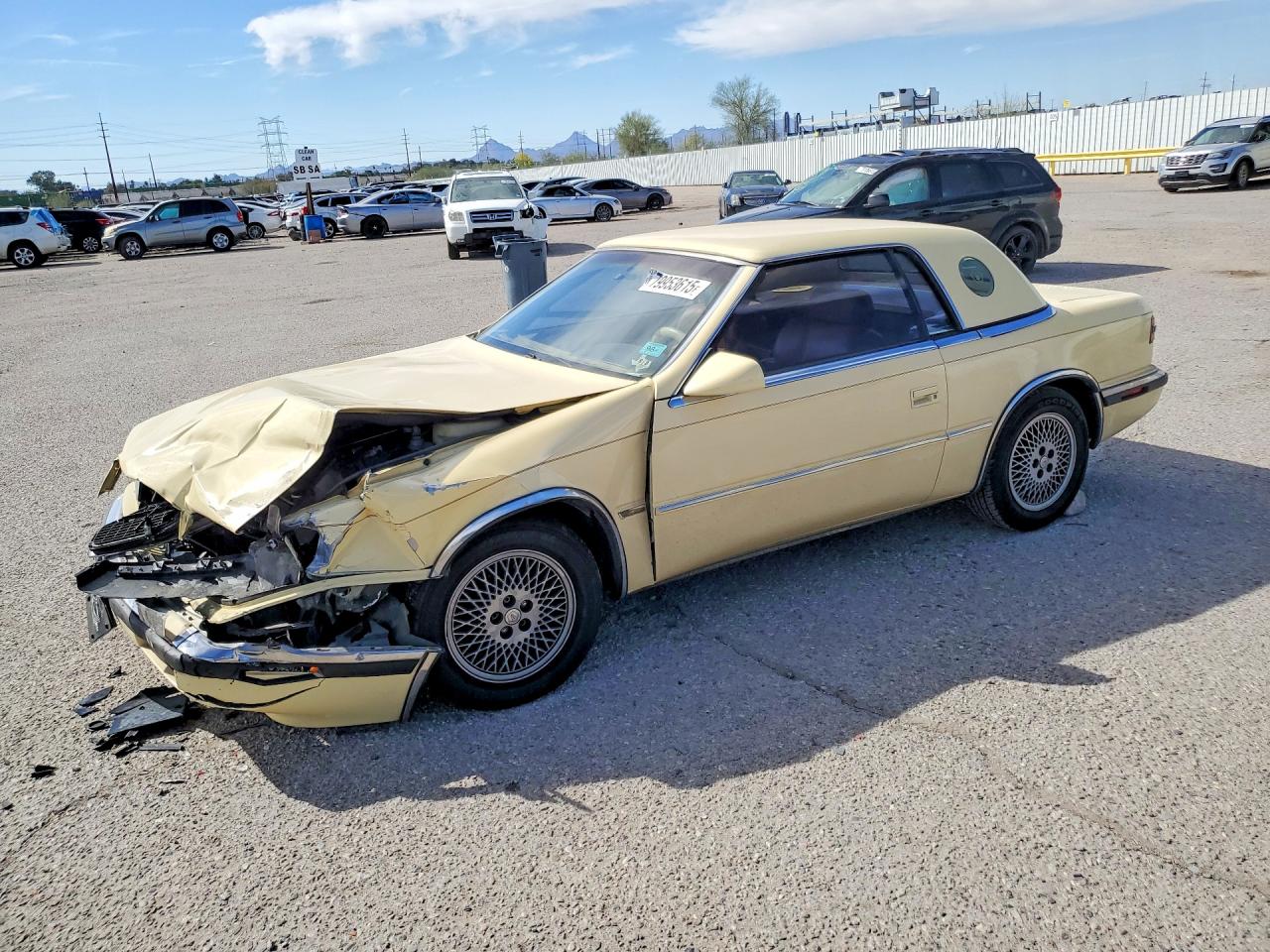 1990 Chrysler TC by Maserati, VIN ZC2FS1205LB205436 — Front end