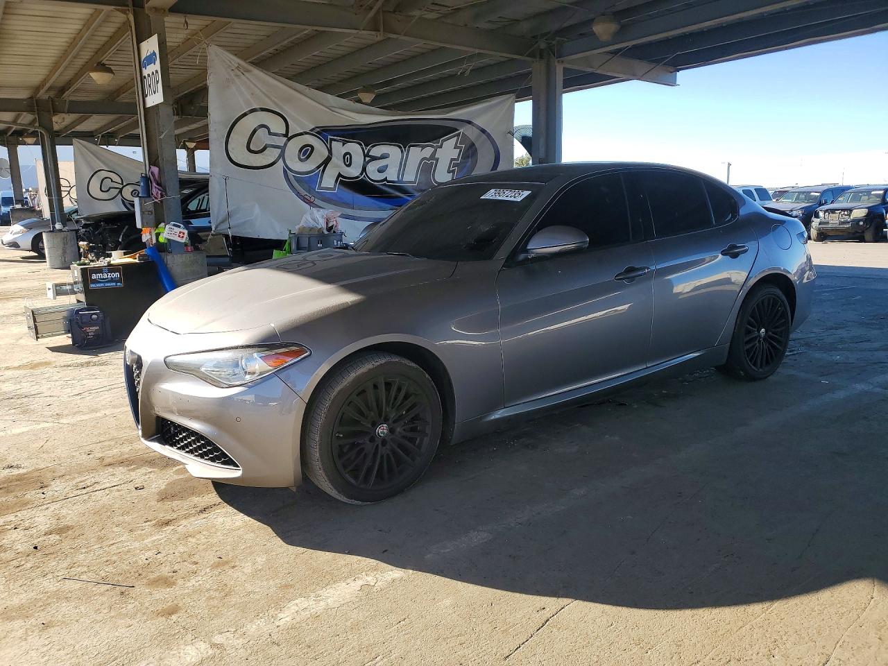 2017 Alfa Romeo Giulia Ti, VIN ZARFAEEN4H7534779 — Vandalism
