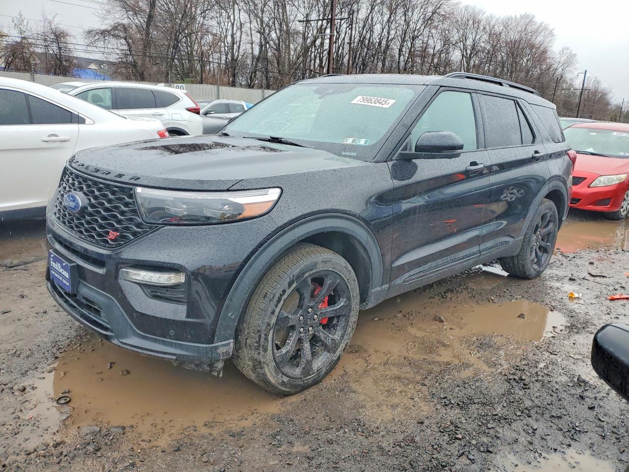 2022 Ford Explorer ST, VIN 1FM5K8GC3NGA65868 — Missing or altered VIN