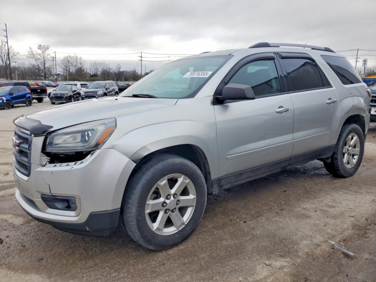 2014 GMC Acadia SLE, VIN 1GKKRNED9EJ282779 — Бок