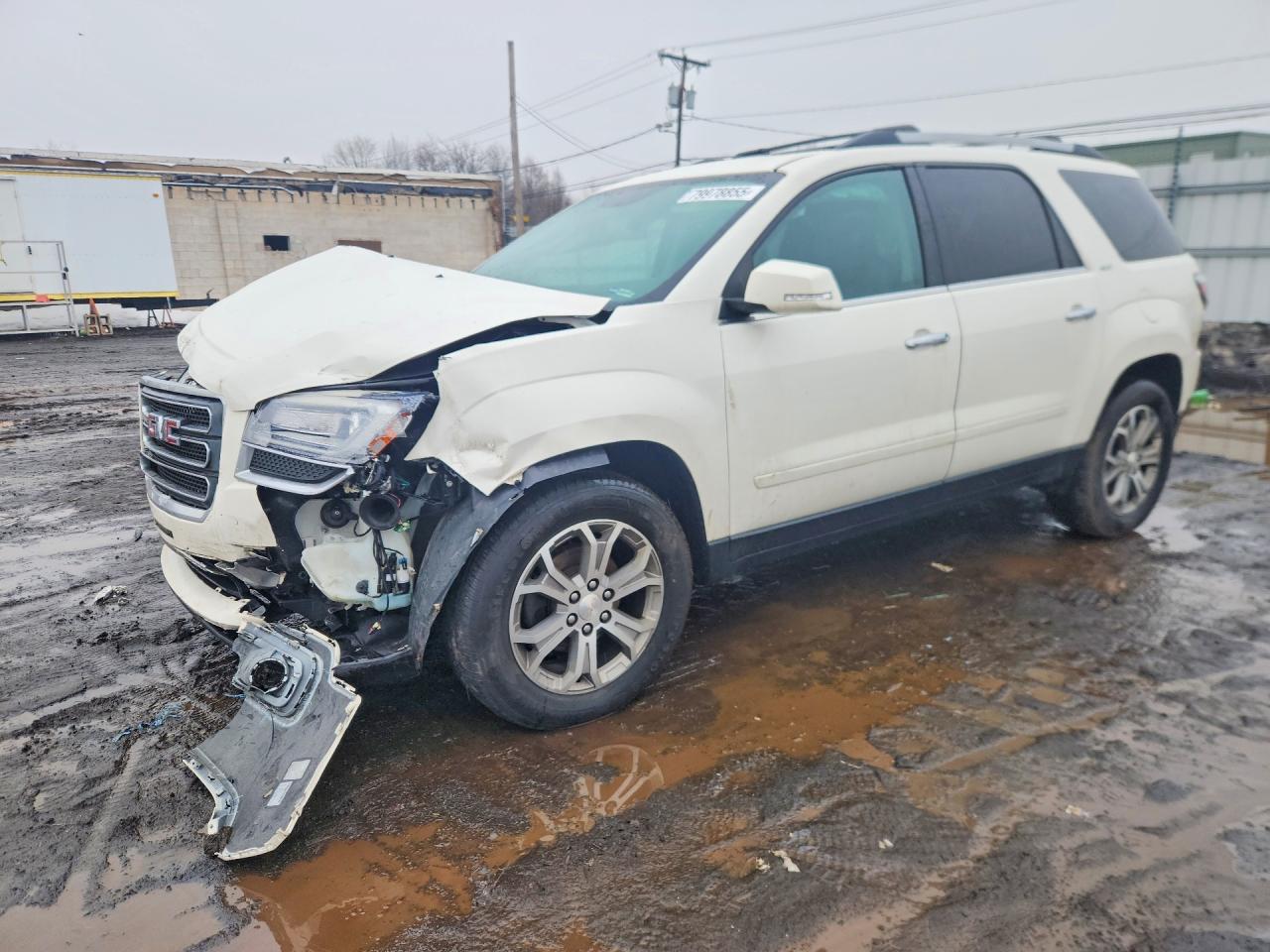 2014 GMC Acadia SLT, VIN 1GKKRRKD3EJ340011 — Front end