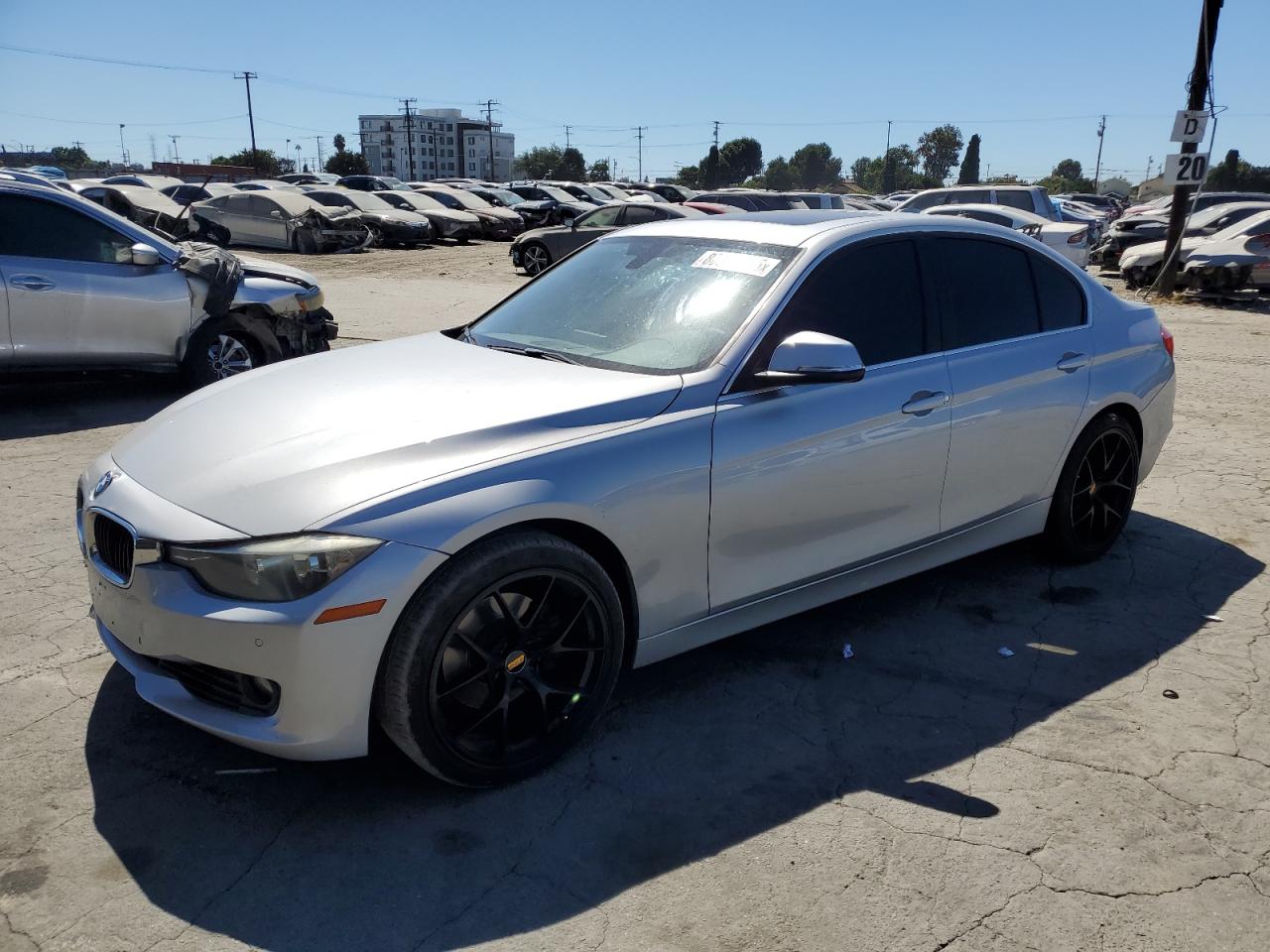2015 BMW 3 Series 328i, VIN WBA3C1C55FP851743 — Rear end