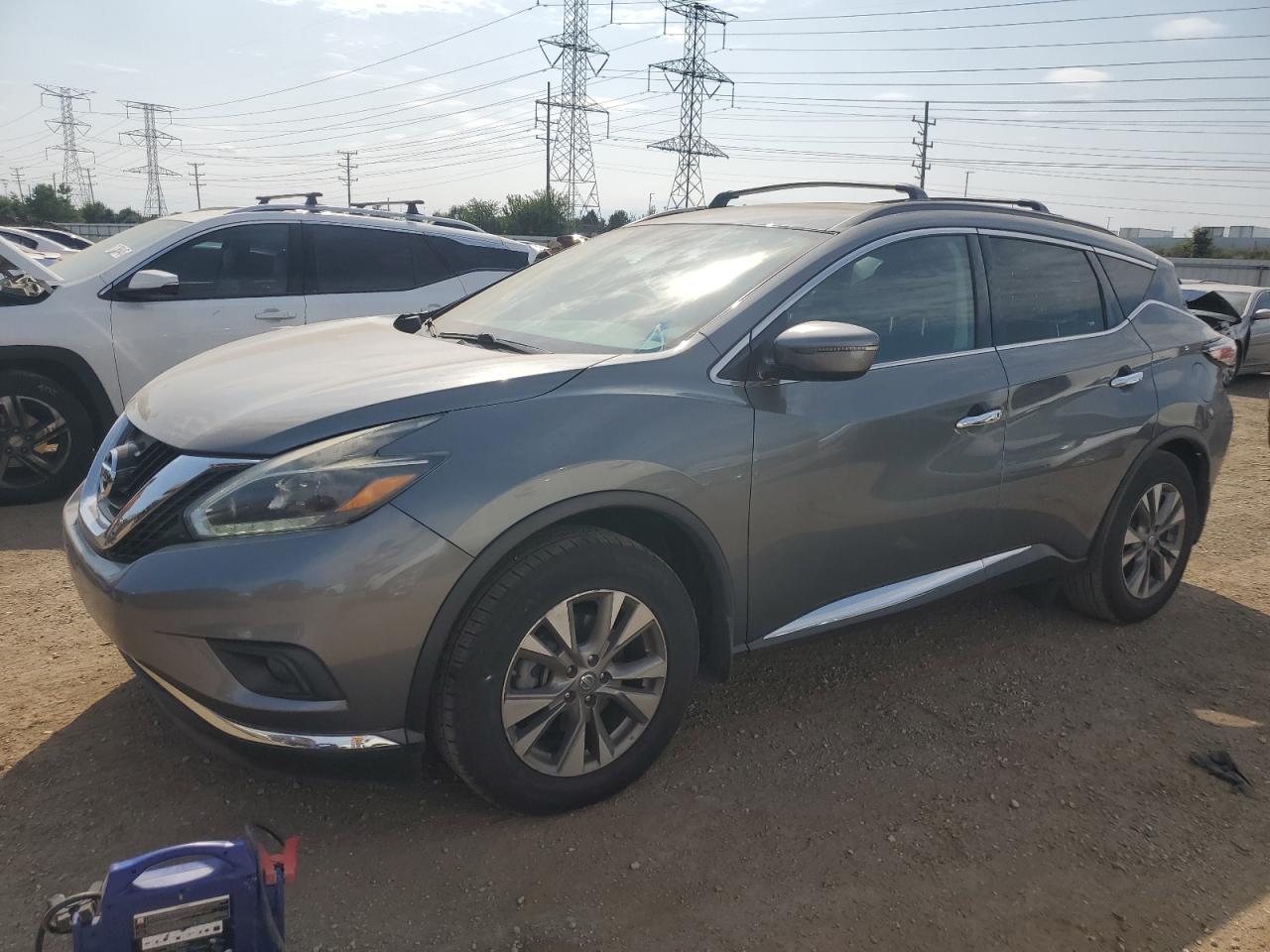 2018 Nissan Murano SV, VIN 5N1AZ2MG0JN161882 — Side