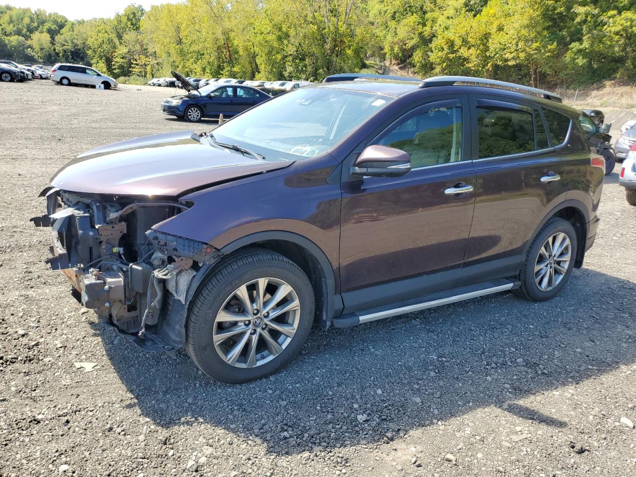 2017 Toyota RAV4 Limited, VIN 2T3DFREV0HW662127 — Front end