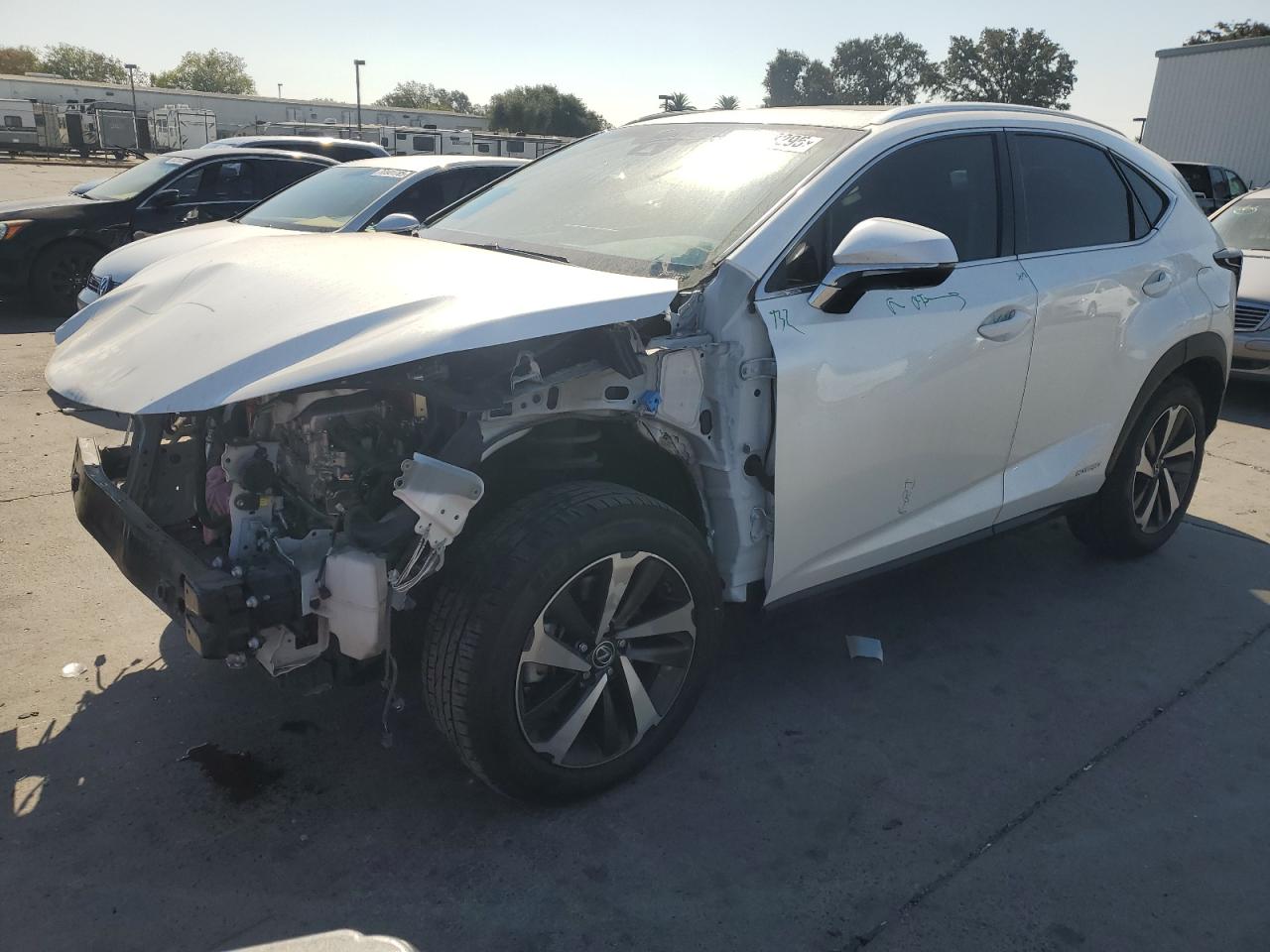 2019 Lexus NX 300h, VIN JTJBJRBZ2K2121879 — Front end