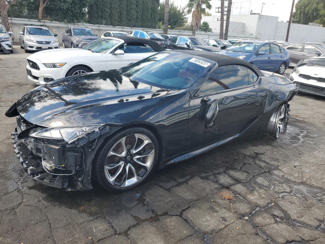 2023 Lexus LC 500h, VIN JTHMPAAY5PA106860 — Rear end