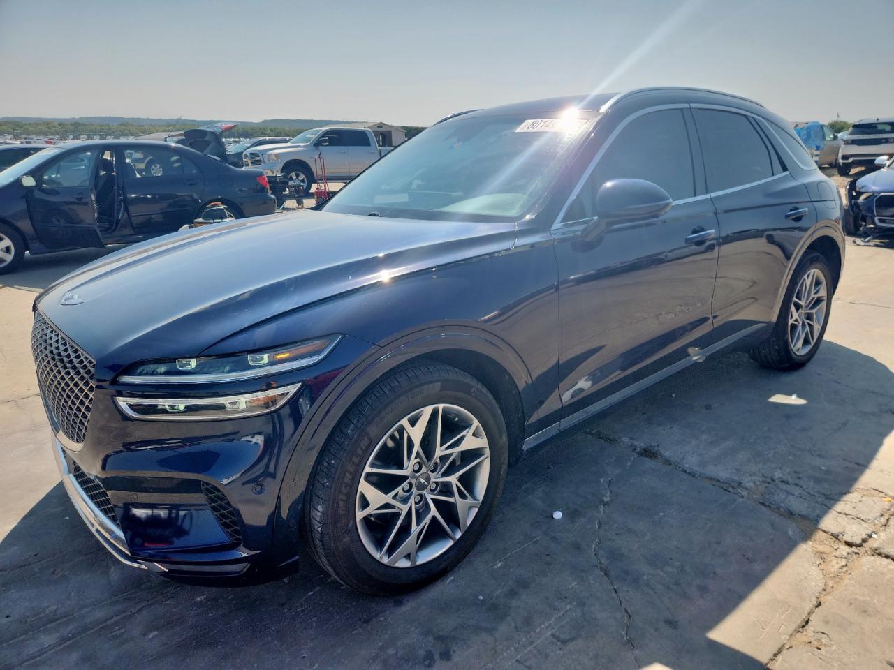 2022 Genesis GV70 2.5T, VIN KMUMADTB2NU067781 — Undercarriage