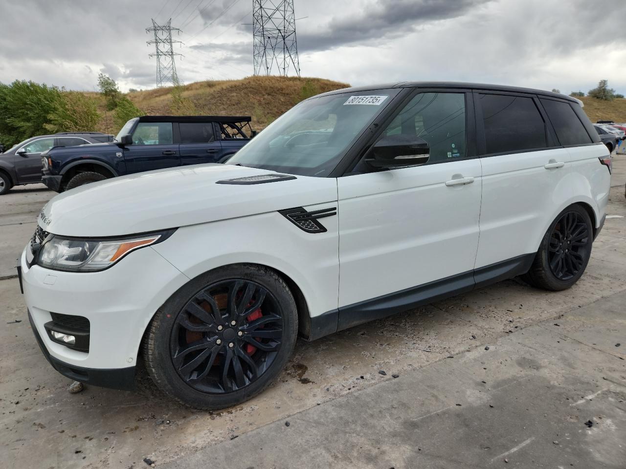 2015 Land Rover Range Rover Sport Supercharged, VIN SALWR2TF8FA606573 — Front end