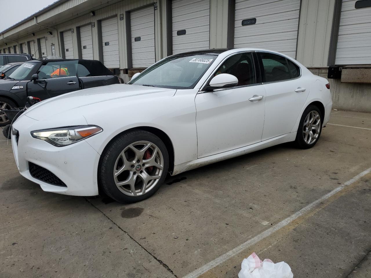 2021 Alfa Romeo Giulia Ti Sport, VIN ZARFANBN3M7646763 — Hail