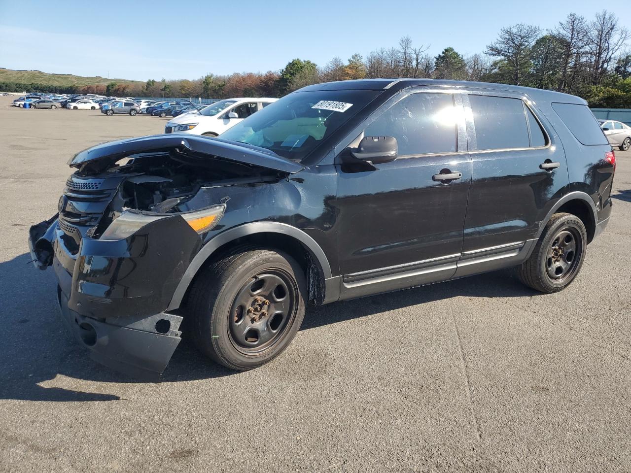 2013 Ford Police Interceptor Utility, VIN 1FM5K8AR5DGA02539 — Auction photo