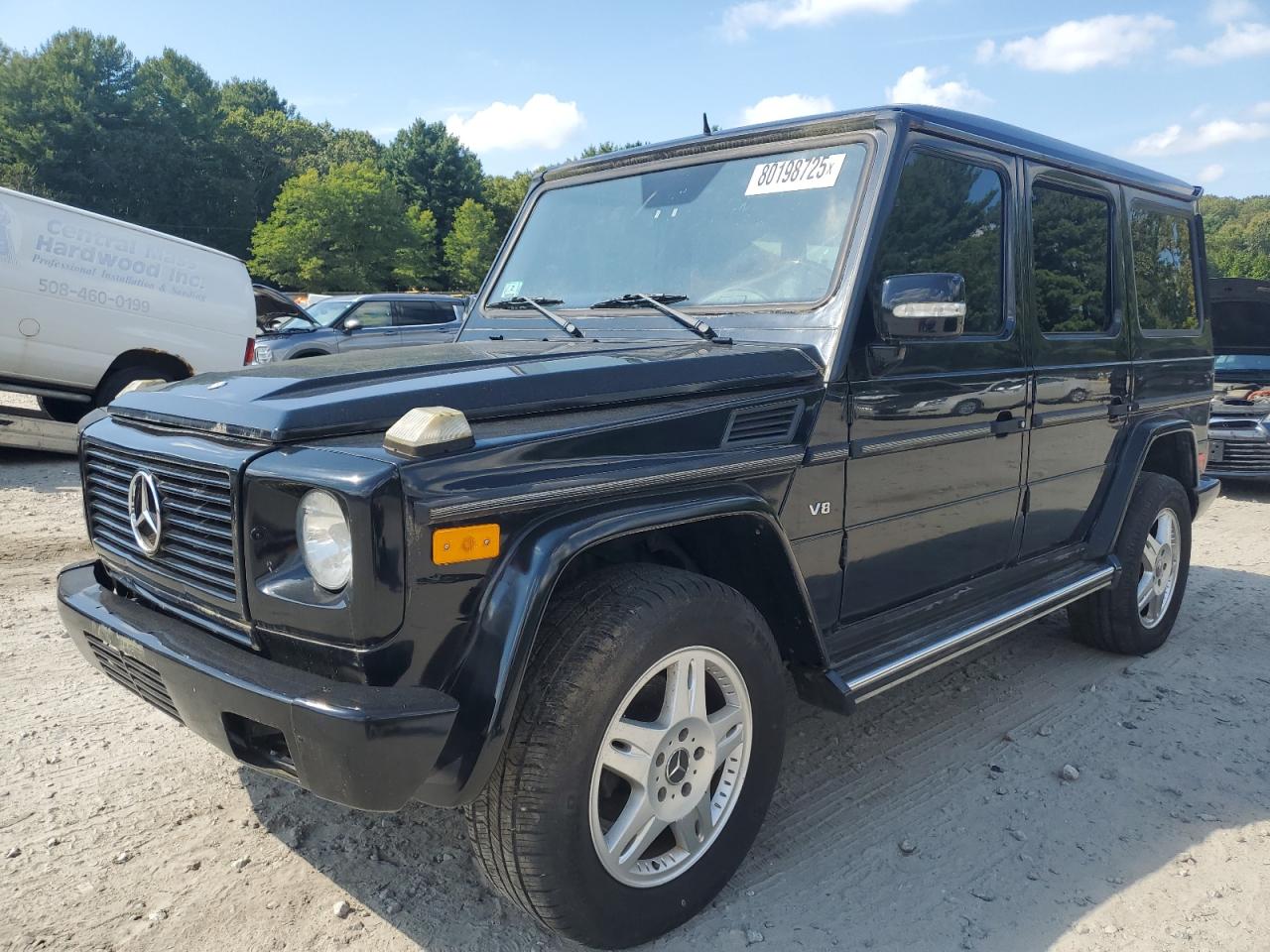 2003 Mercedes-Benz G 500, VIN WDCYR49E13X137906 — Minor dents and scratches