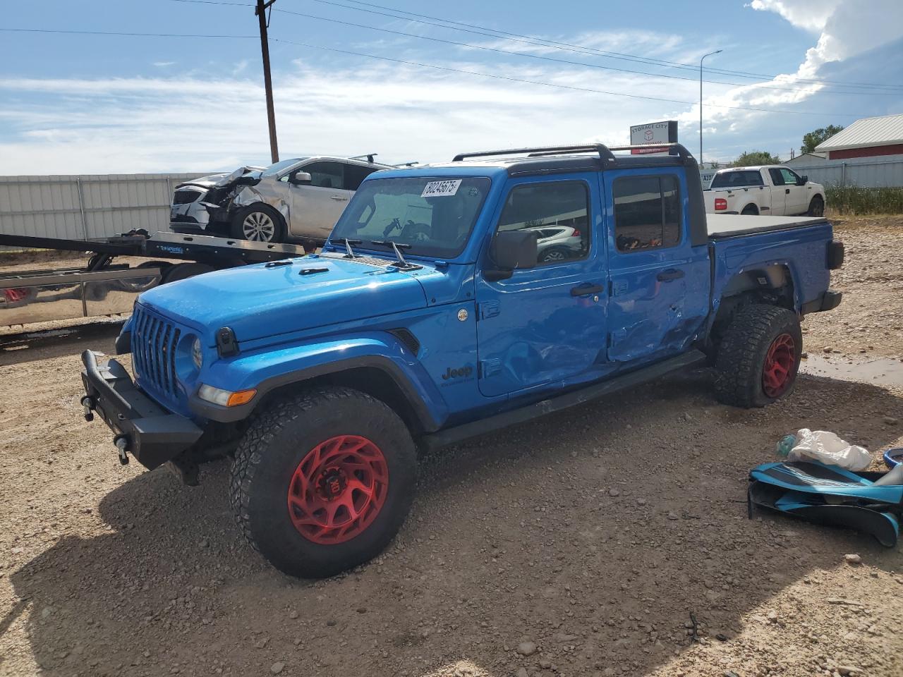 2021 Jeep Gladiator Willys, VIN 1C6HJTAG7ML501007 — Side