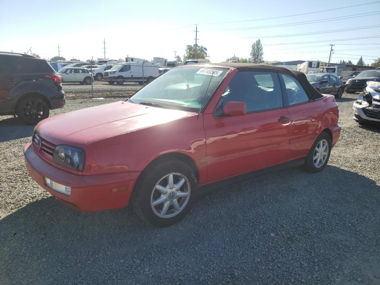 1998 Volkswagen Cabriolet, VIN 3VWBA81E6WM812176 — Rear end