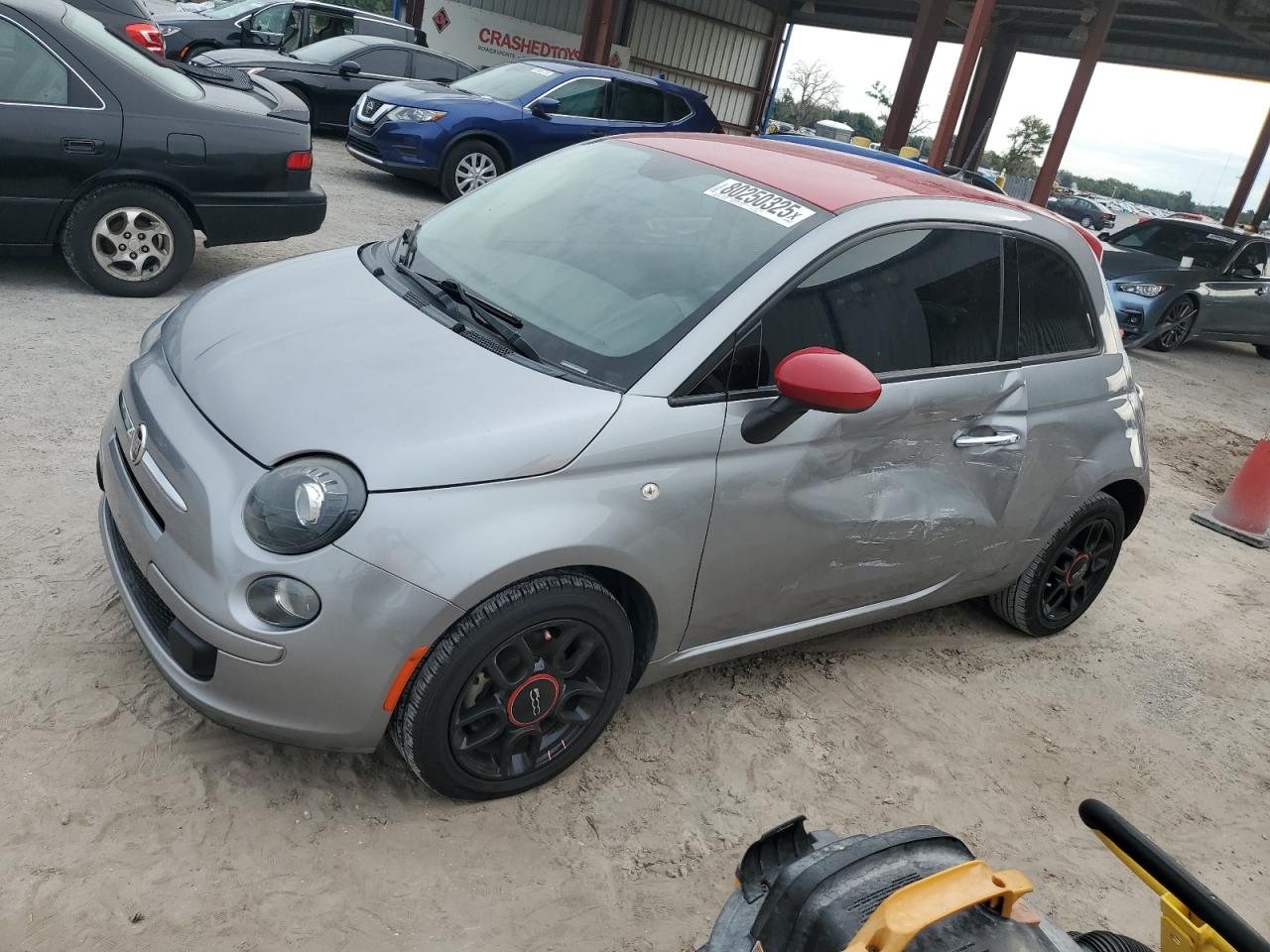 2015 FIAT 500 Pop, VIN 3C3CFFAR1FT612588 — Side